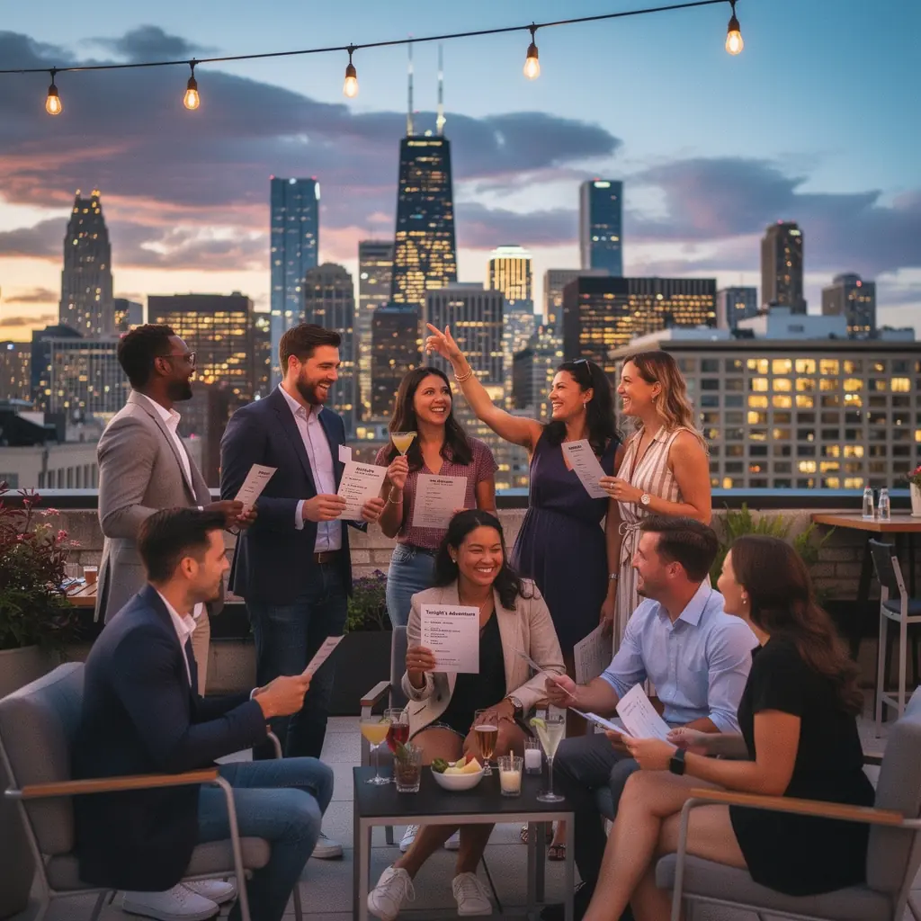 Дорожная карта с отмеченными остановками для туристов.